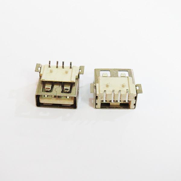 سوکت مادگی USB افقی بلند SMD